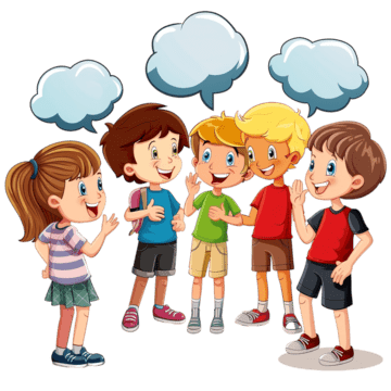 Niñas y niños en actividad recreativa
